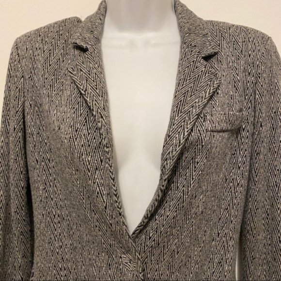 🎈4 for $40🎈TART Stitch Fix Blithe Chevron knit blazer Size XS - Picture 4 of 10